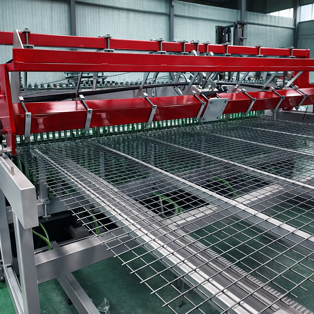 Welded mesh production